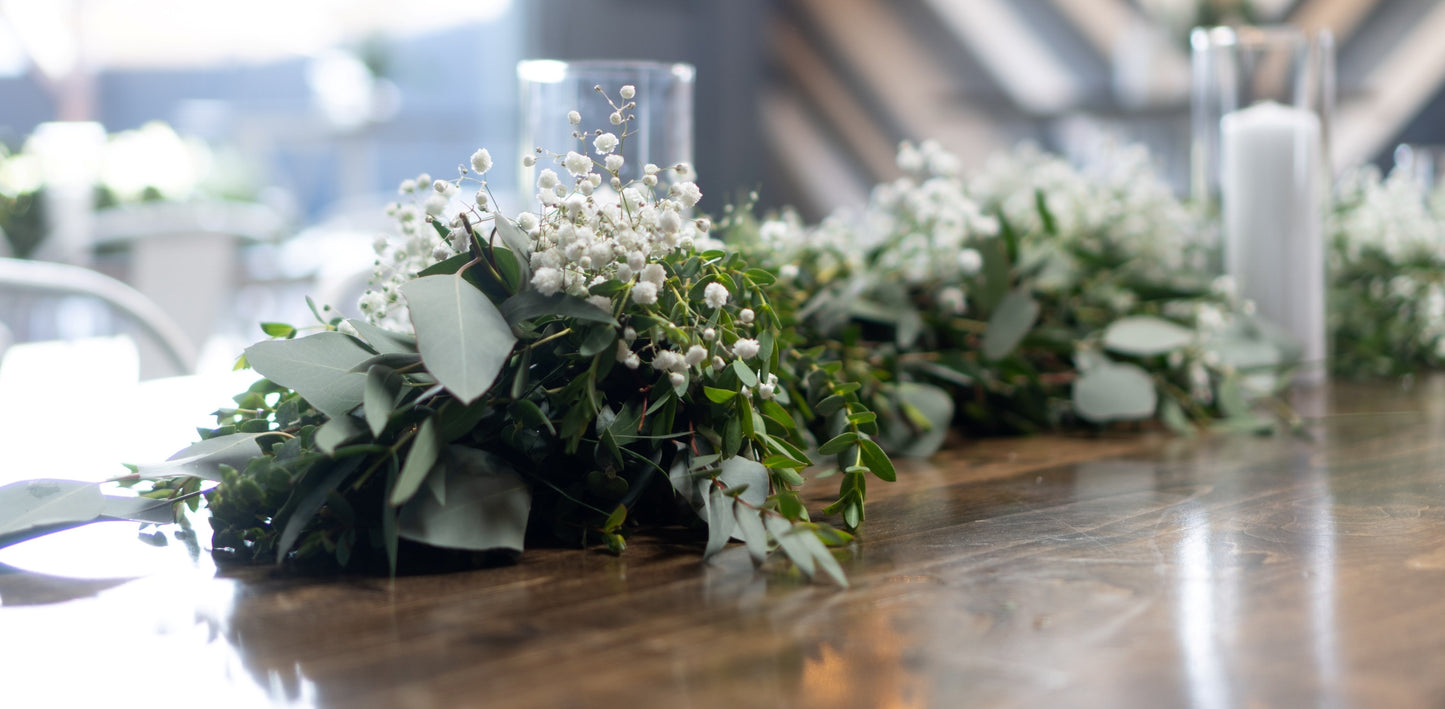 Custom Mixed Variety Garland for Corporate Events and Weddings
