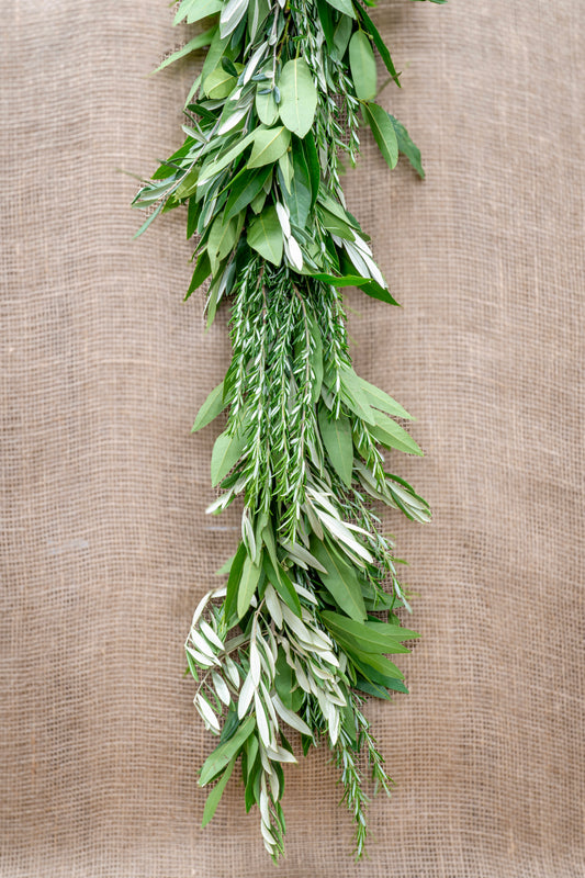 Custom Length Mixed Variety Garland for Weddings and Wholesale